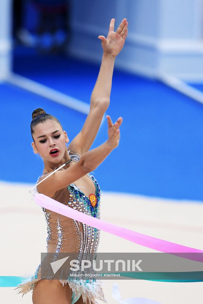 Rhythmic gymnastics. 2018 FIG World Challenge Cup Kazan. Day three