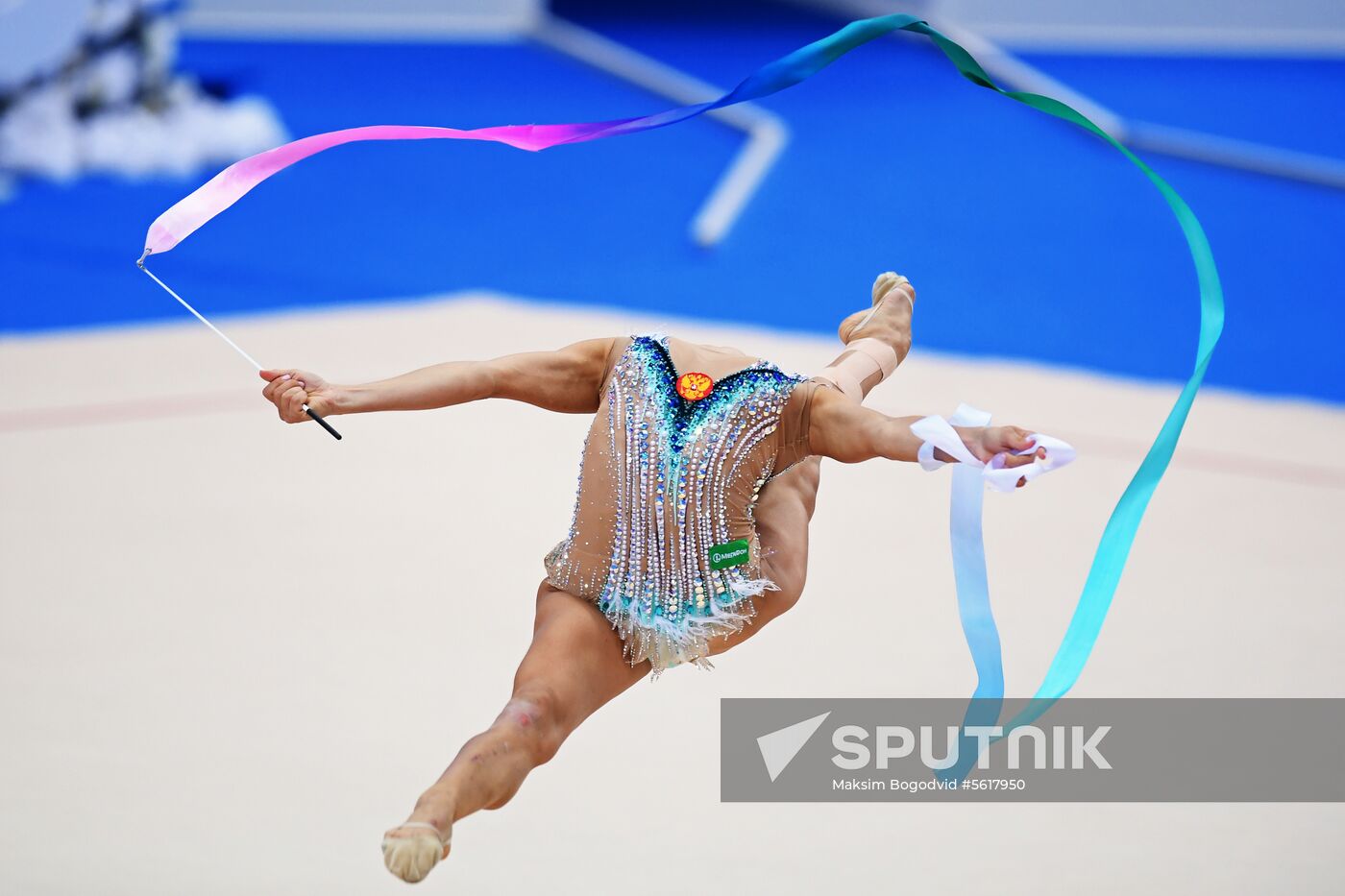 Rhythmic gymnastics. 2018 FIG World Challenge Cup Kazan. Day three