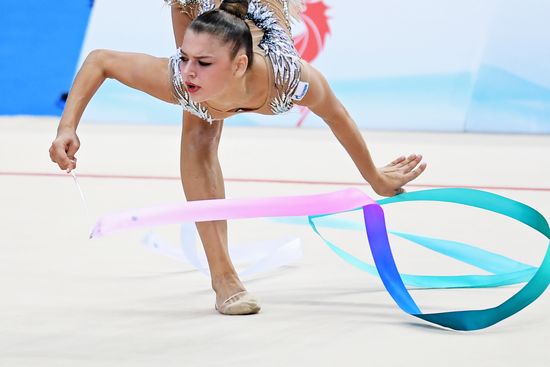 Rhythmic gymnastics. 2018 FIG World Challenge Cup Kazan. Day three