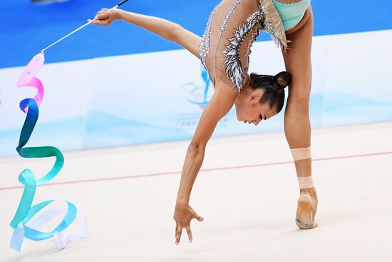 Rhythmic gymnastics. 2018 FIG World Challenge Cup Kazan. Day three