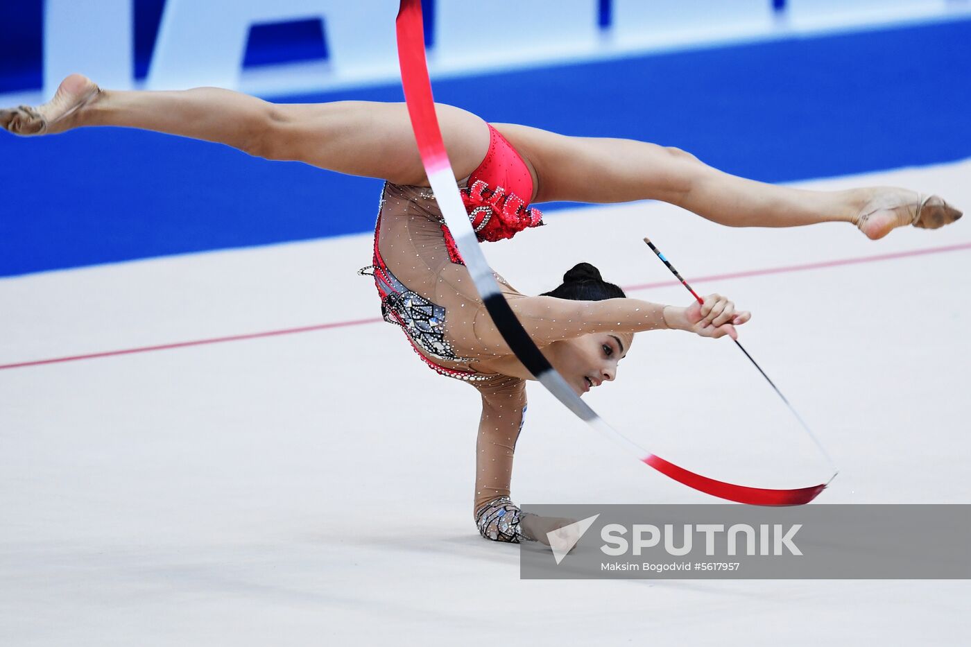 Rhythmic gymnastics. 2018 FIG World Challenge Cup Kazan. Day three