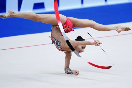 Rhythmic gymnastics. 2018 FIG World Challenge Cup Kazan. Day three