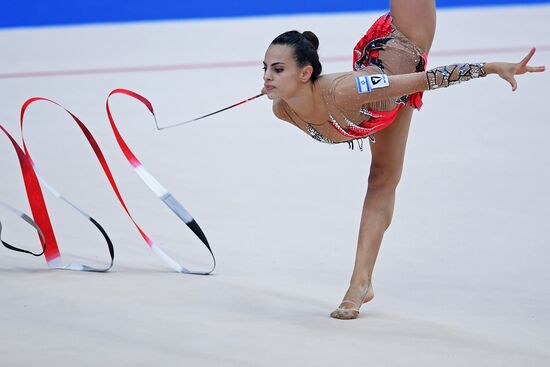 Rhythmic gymnastics. 2018 FIG World Challenge Cup Kazan. Day three