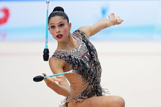 Rhythmic gymnastics. 2018 FIG World Challenge Cup Kazan. Day three