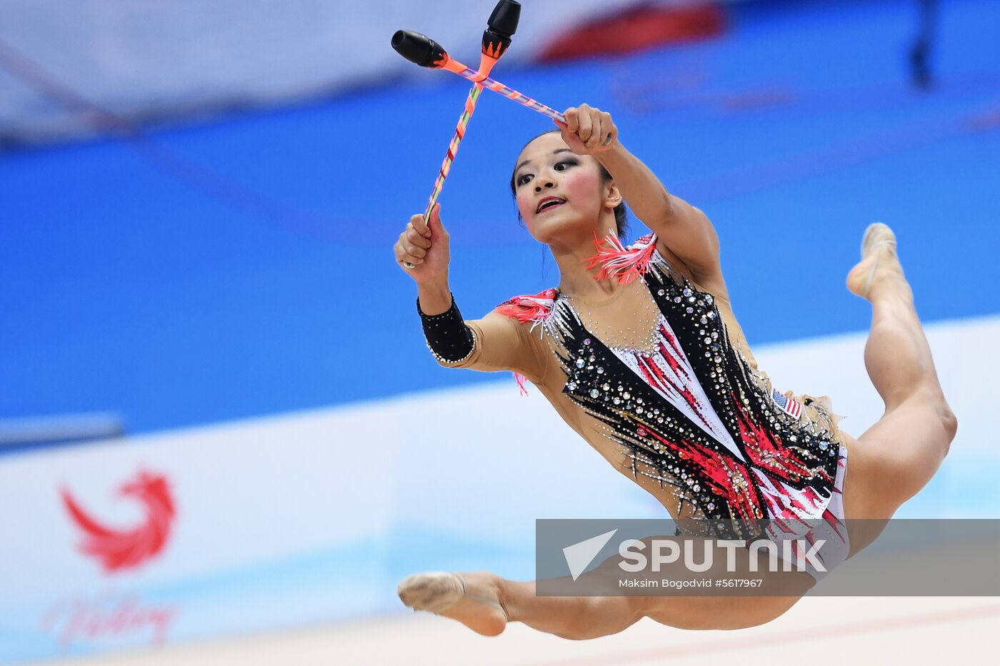 Rhythmic gymnastics. 2018 FIG World Challenge Cup Kazan. Day three