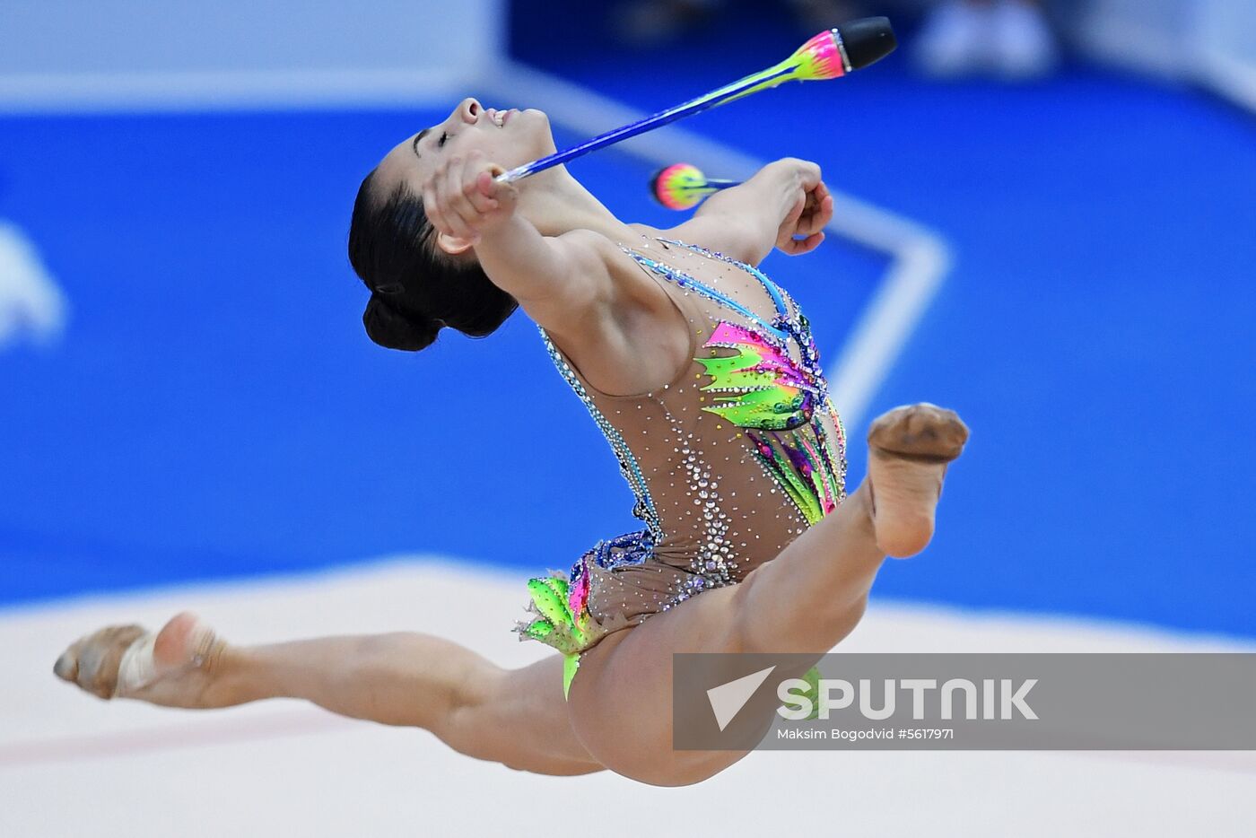 Rhythmic gymnastics. 2018 FIG World Challenge Cup Kazan. Day three