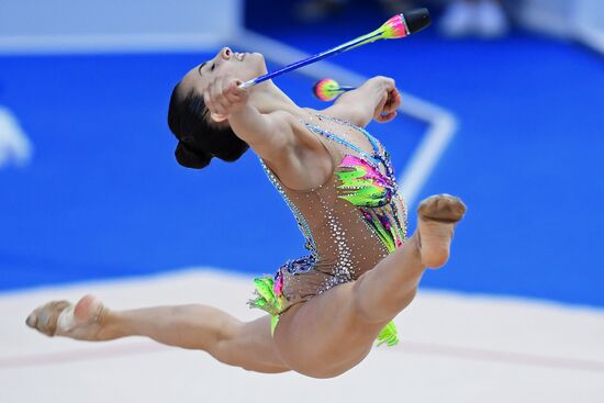 Rhythmic gymnastics. 2018 FIG World Challenge Cup Kazan. Day three