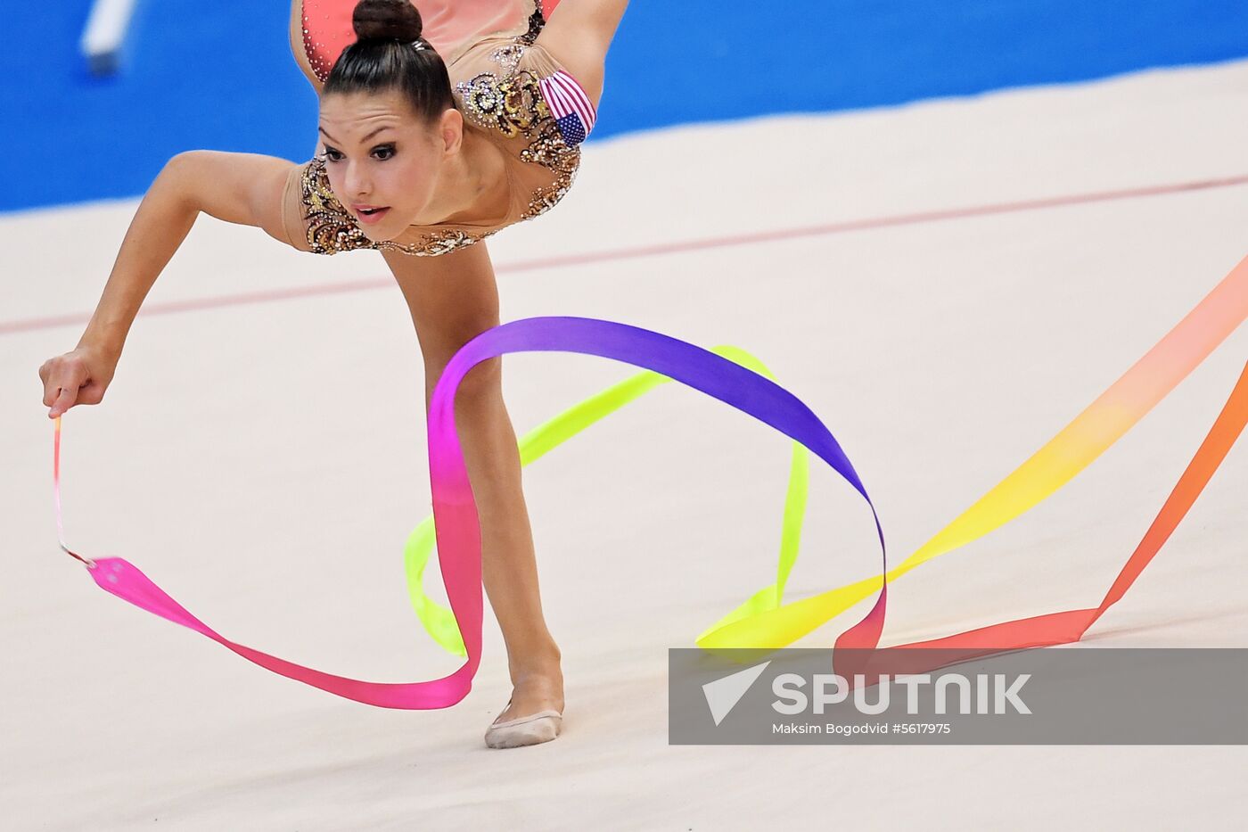 Rhythmic gymnastics. 2018 FIG World Challenge Cup Kazan. Day three