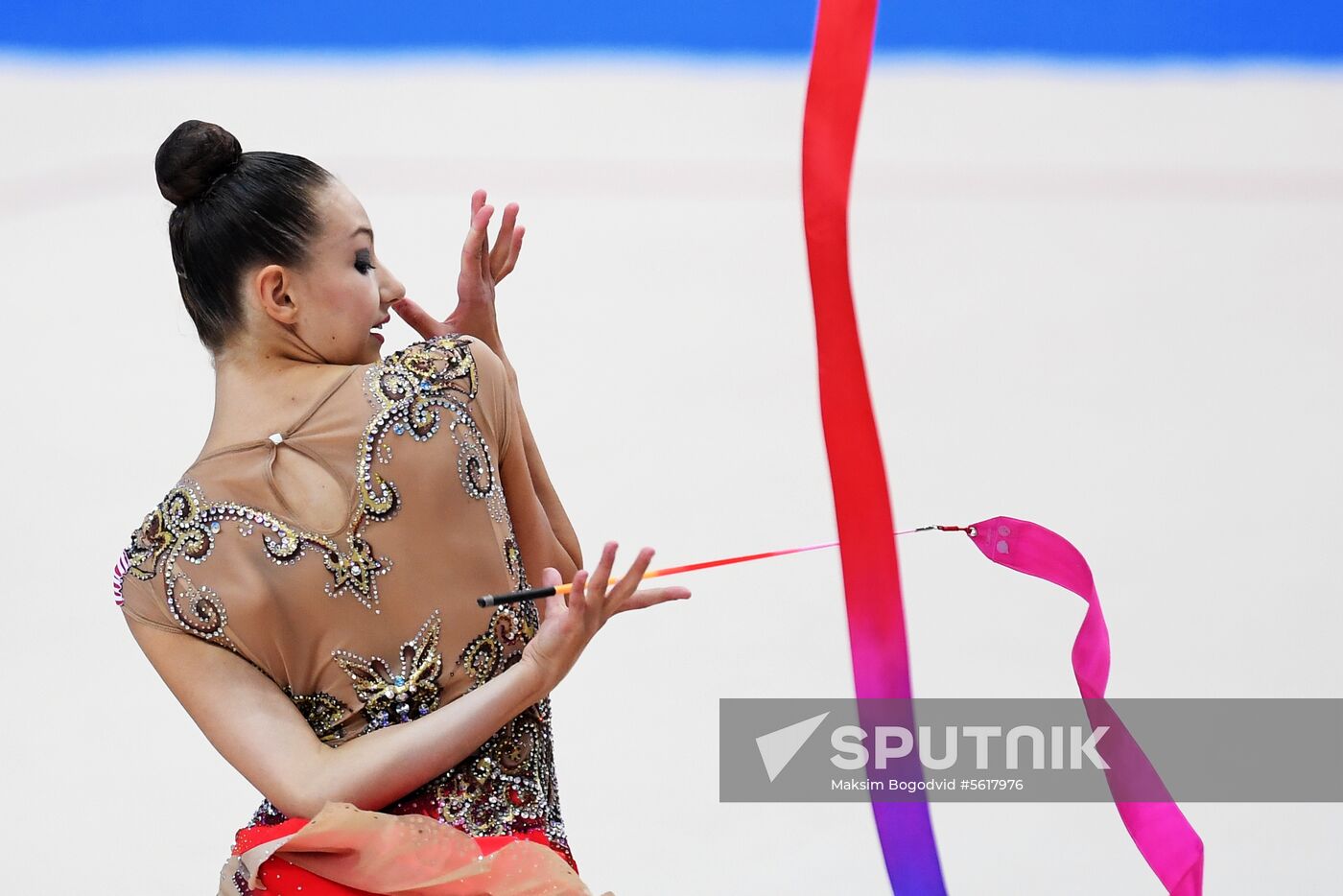 Rhythmic gymnastics. 2018 FIG World Challenge Cup Kazan. Day three