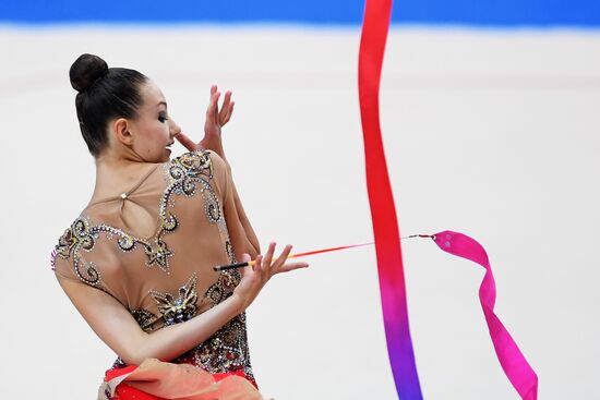 Rhythmic gymnastics. 2018 FIG World Challenge Cup Kazan. Day three