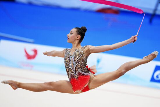 Rhythmic gymnastics. 2018 FIG World Challenge Cup Kazan. Day three