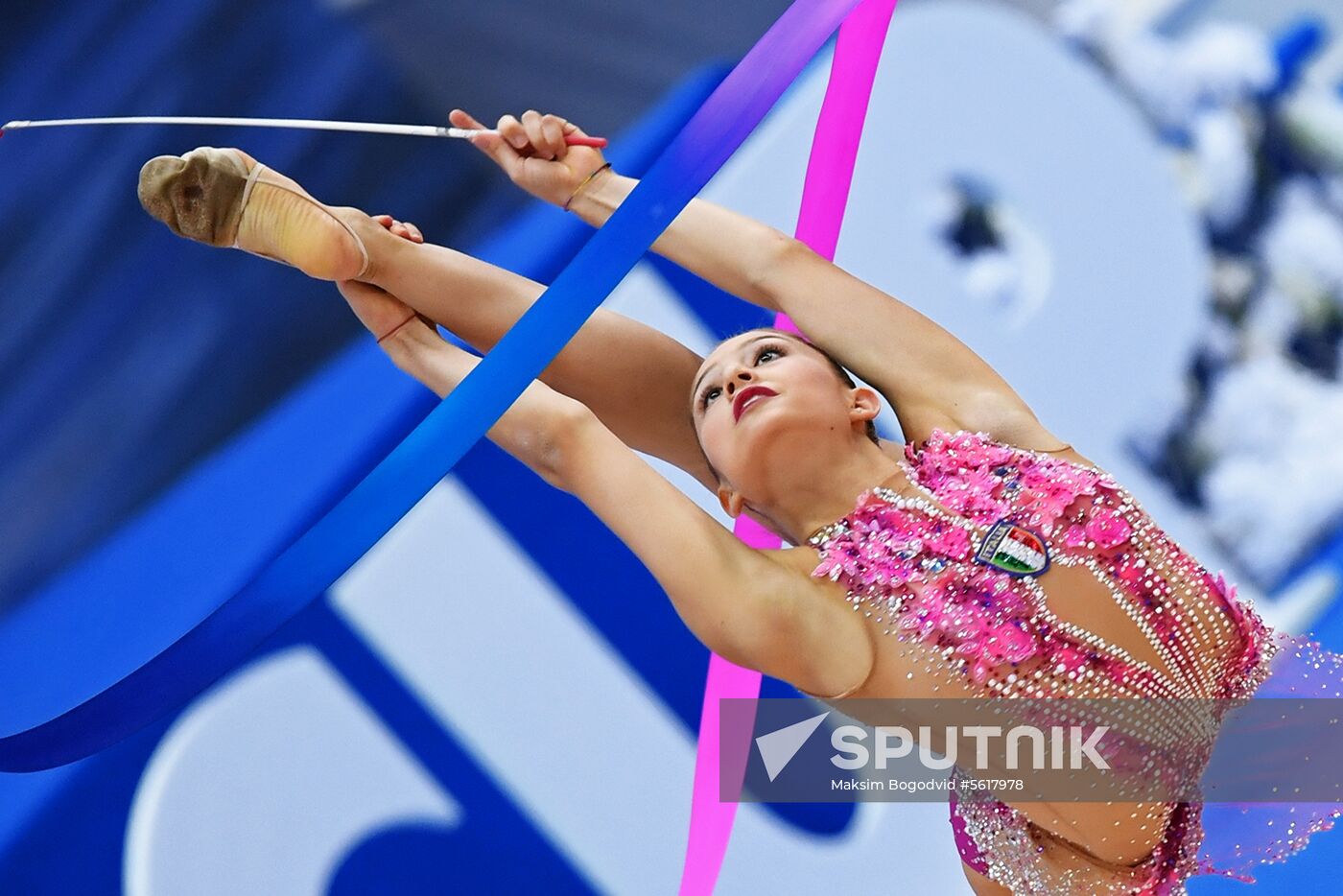 Rhythmic gymnastics. 2018 FIG World Challenge Cup Kazan. Day three