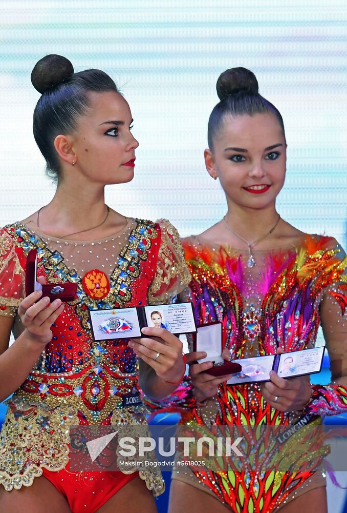 Rhythmic gymnastics. 2018 FIG World Challenge Cup Kazan. Day three