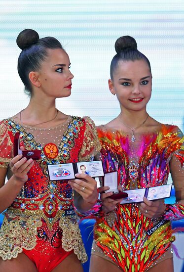 Rhythmic gymnastics. 2018 FIG World Challenge Cup Kazan. Day three