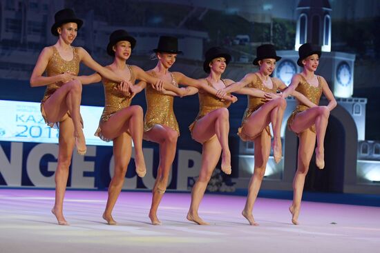 Rhythmic gymnastics. FIG World Challenge Cup Kazan. Exhibition gala
