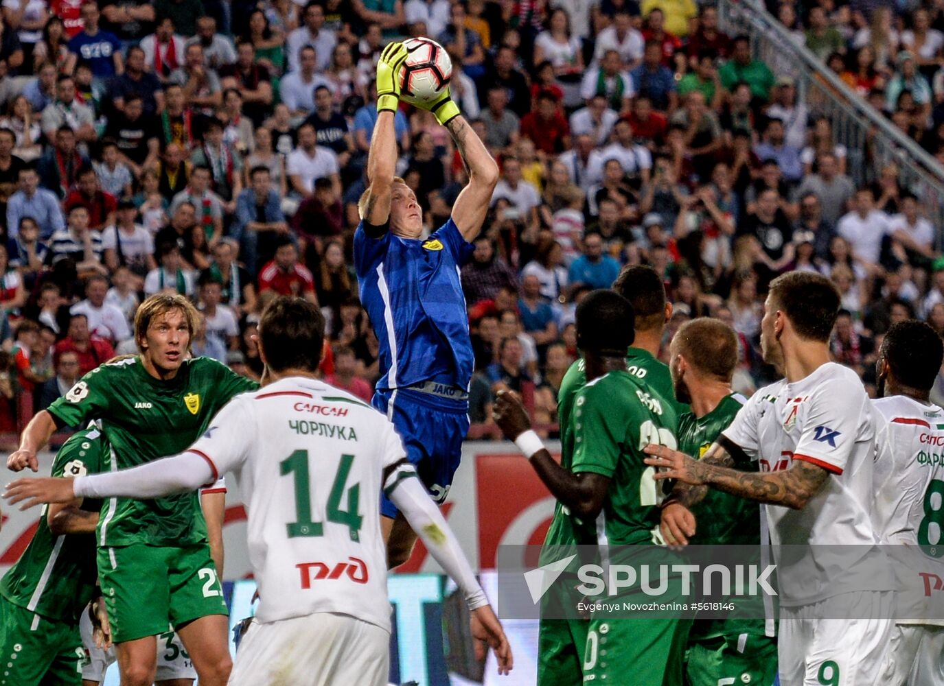 Football. Russian Premier League. Lokomotiv vs. Anzhi