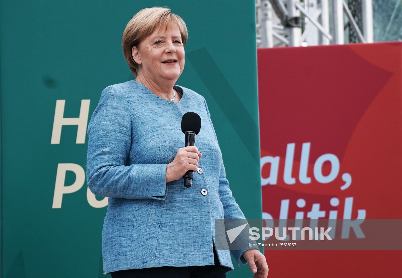 German Chancellor Merkel on Federal Government Open Day