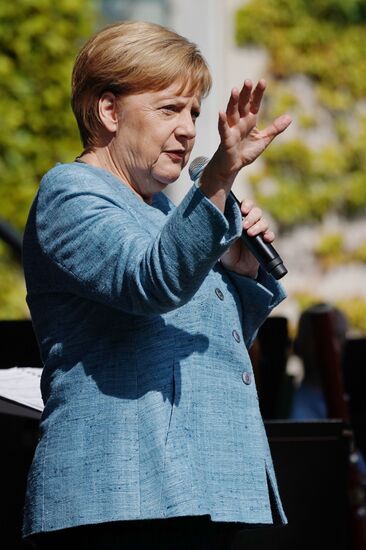 German Chancellor Merkel on Federal Government Open Day