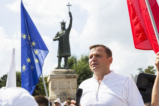 Protest rally in Chisinau