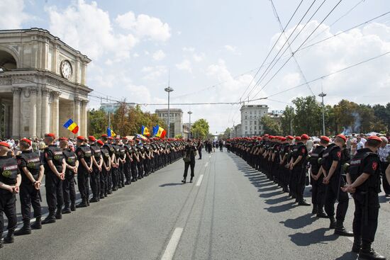 Protest rally in Chisinau