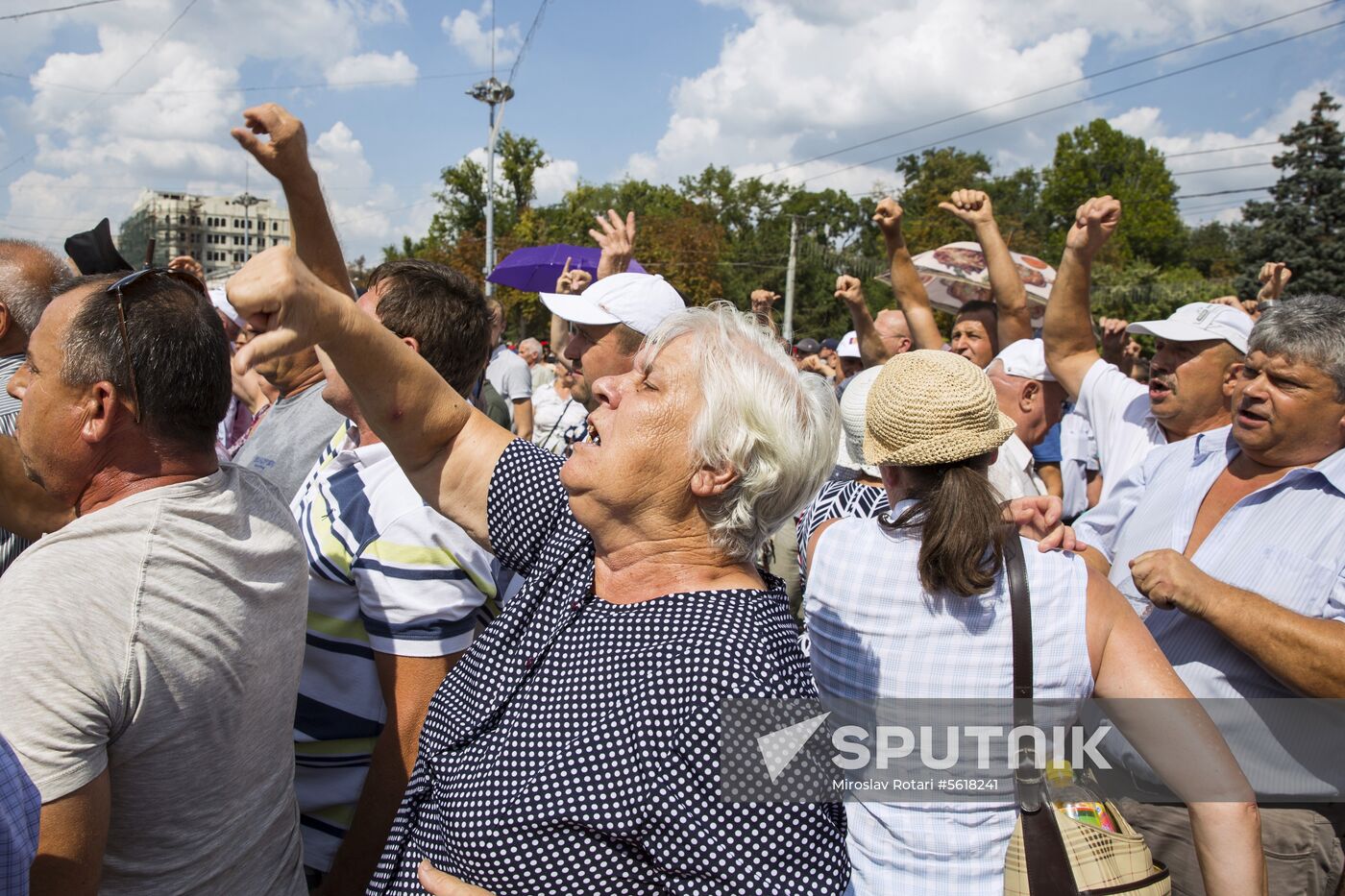 Protest rally in Chisinau