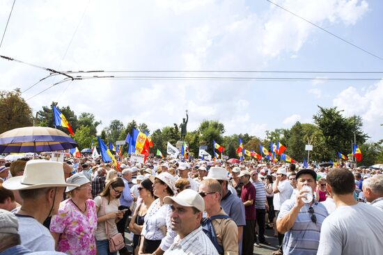 Protest rally in Chisinau