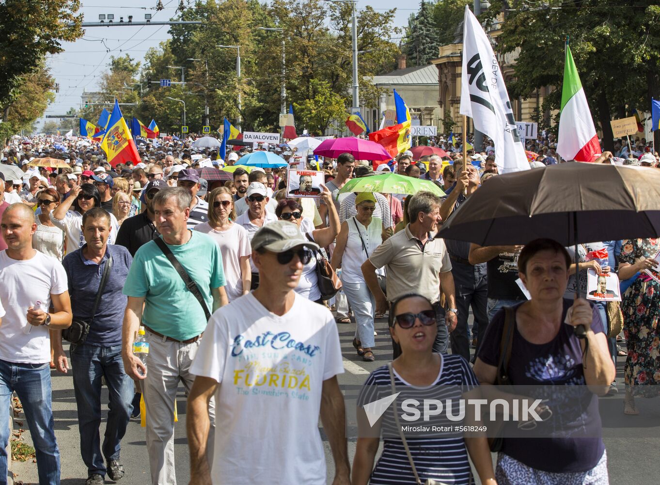 Protest rally in Chisinau