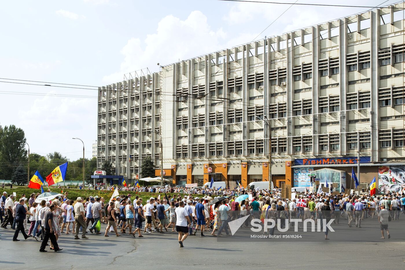 Protest rally in Chisinau