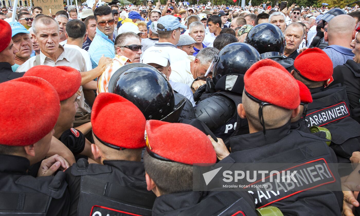 Protest rally in Chisinau