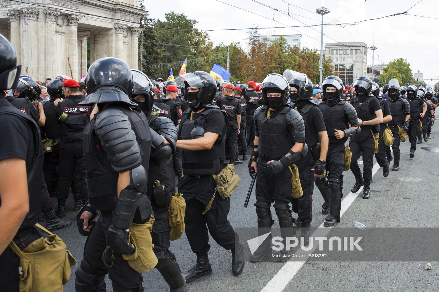 Protest rally in Chisinau