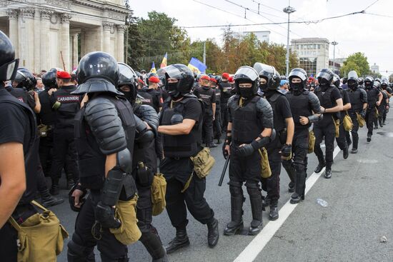 Protest rally in Chisinau