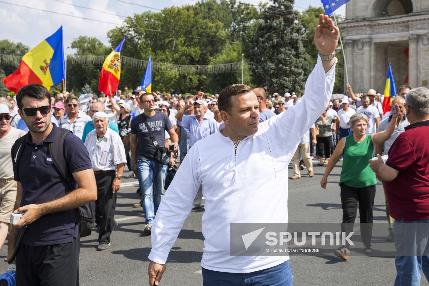 Protest rally in Chisinau
