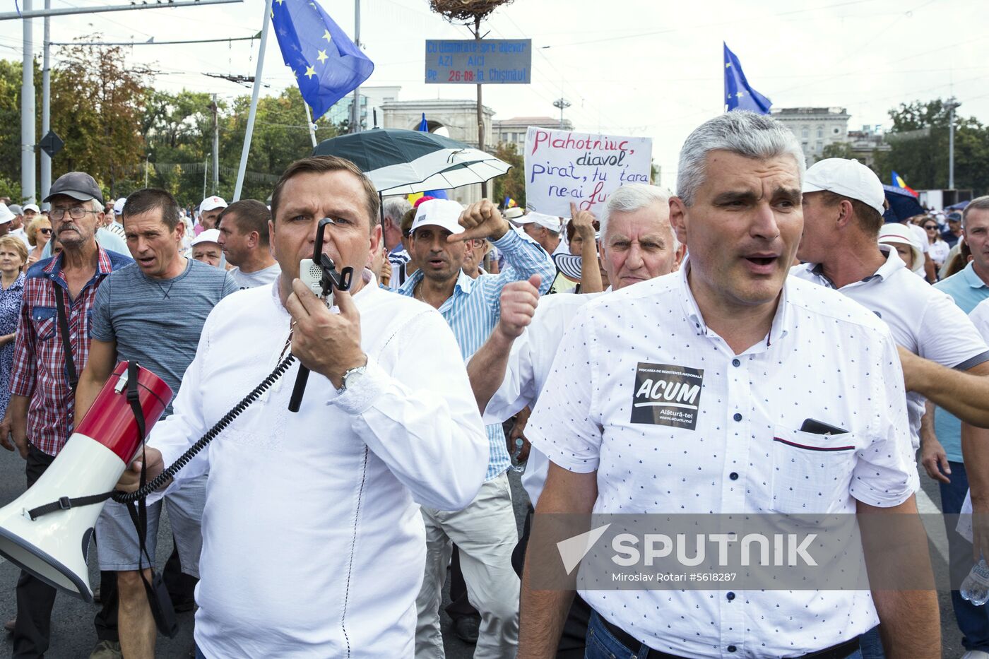 Protest rally in Chisinau