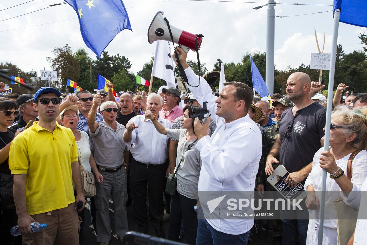 Protest rally in Chisinau