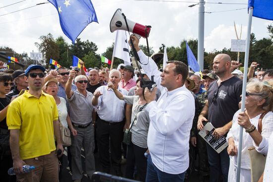 Protest rally in Chisinau
