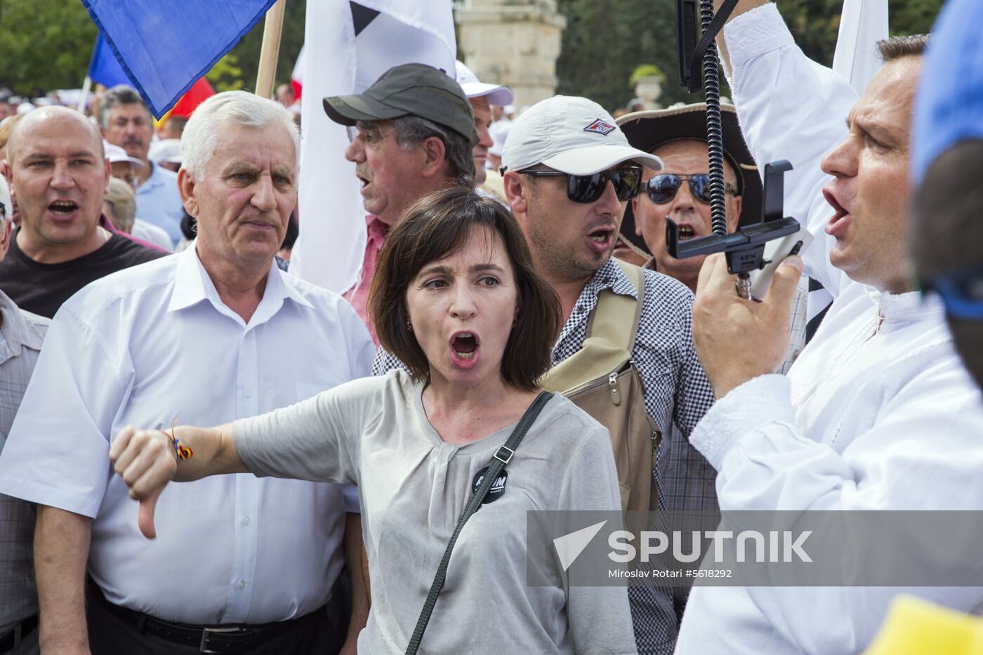 Protest rally in Chisinau