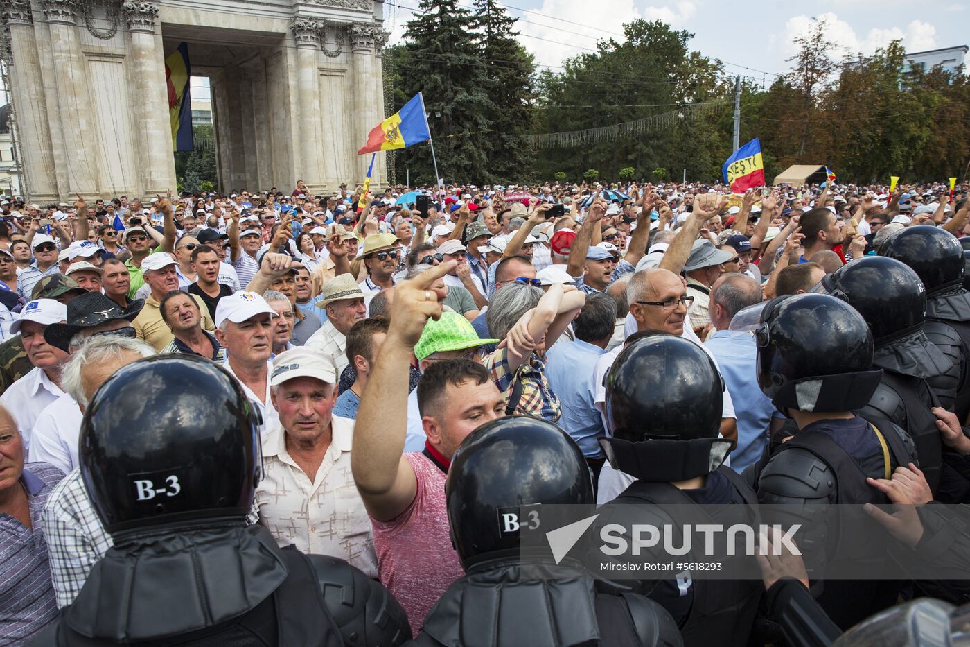 Protest rally in Chisinau