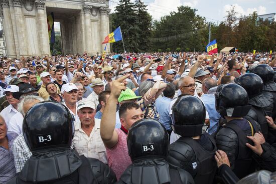 Protest rally in Chisinau