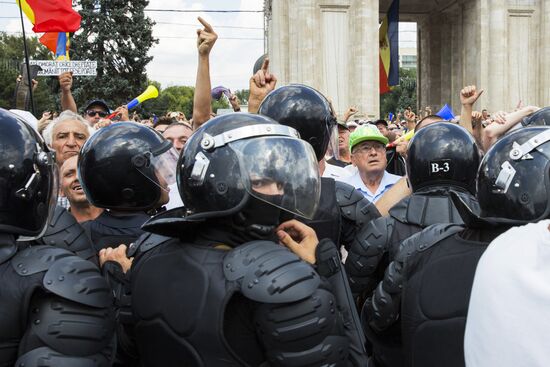 Protest rally in Chisinau