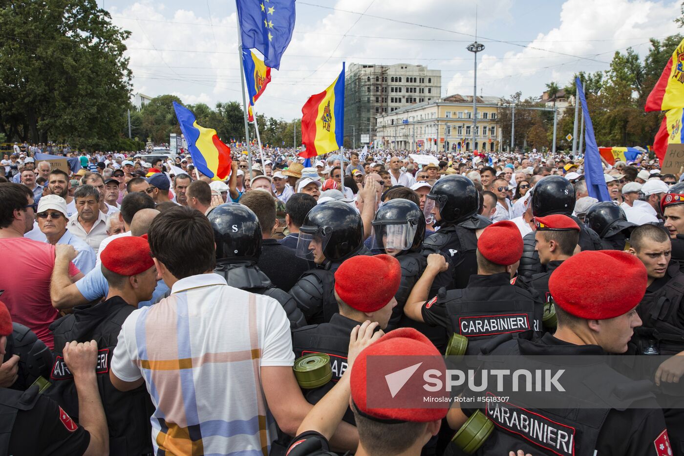 Protest rally in Chisinau