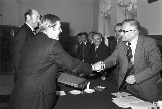 Representatives of British business community in Moscow