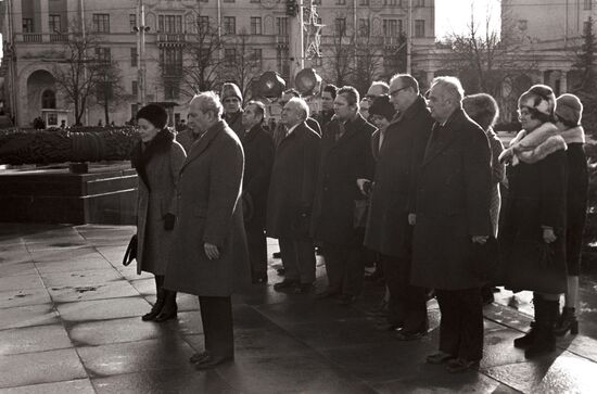 Milos Minic's visit to USSR