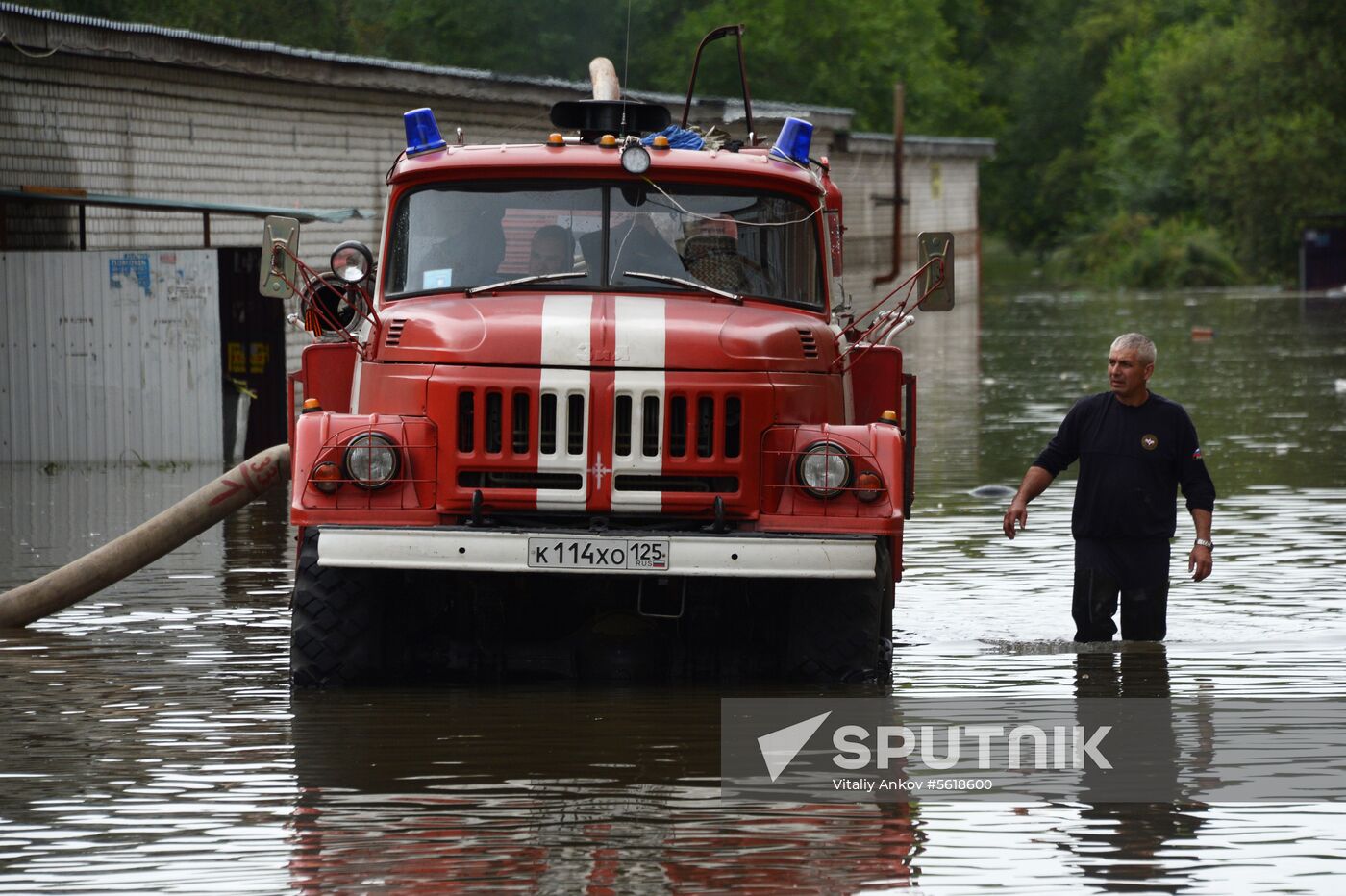 Flood in Ussuriysk