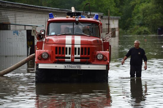 Flood in Ussuriysk