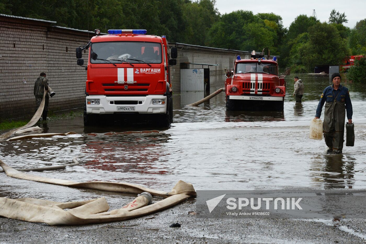 Flood in Ussuriysk