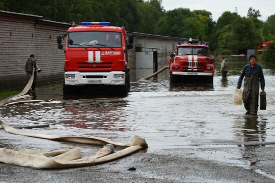 Flood in Ussuriysk