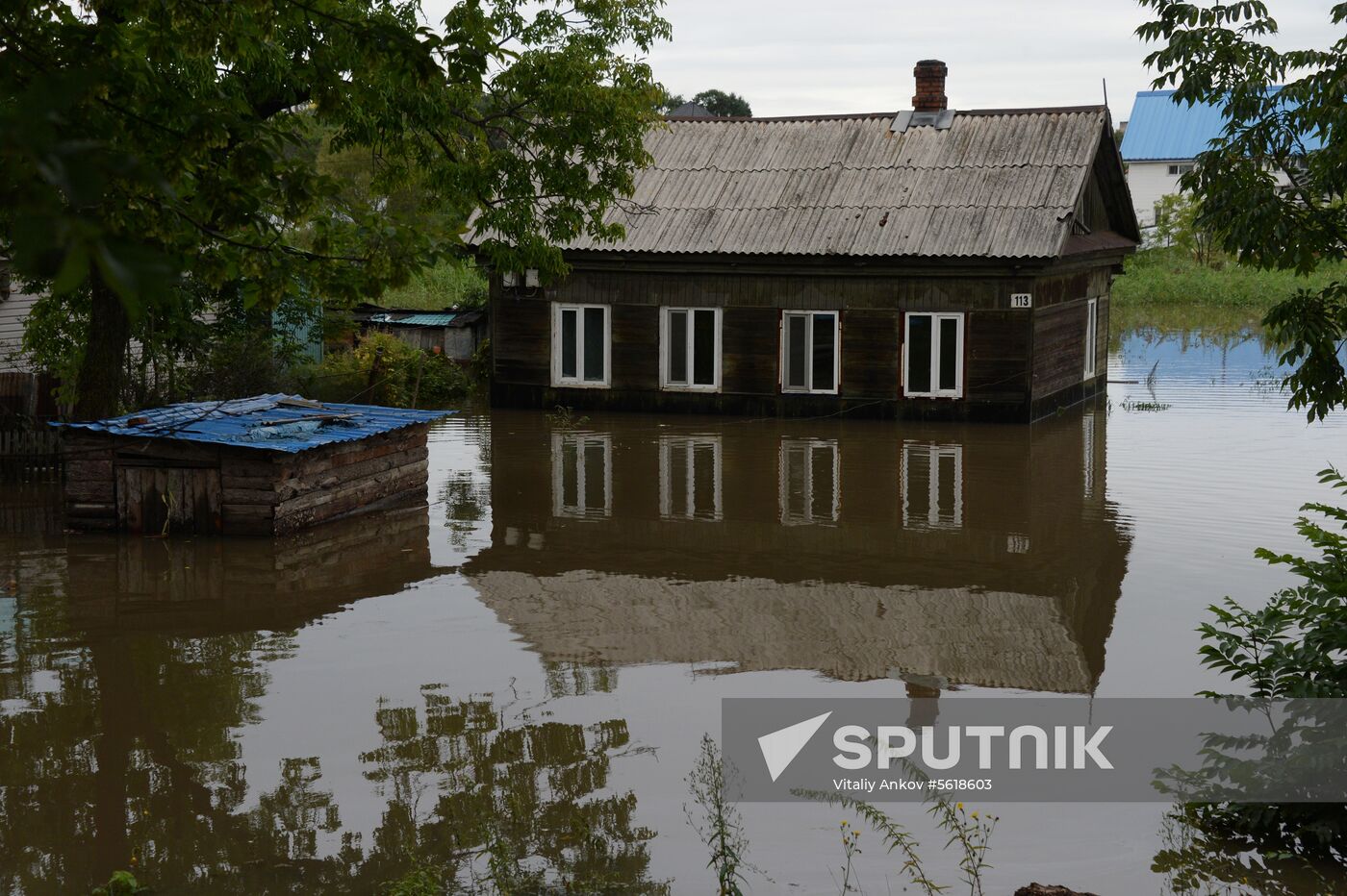 Flood in Ussuriysk