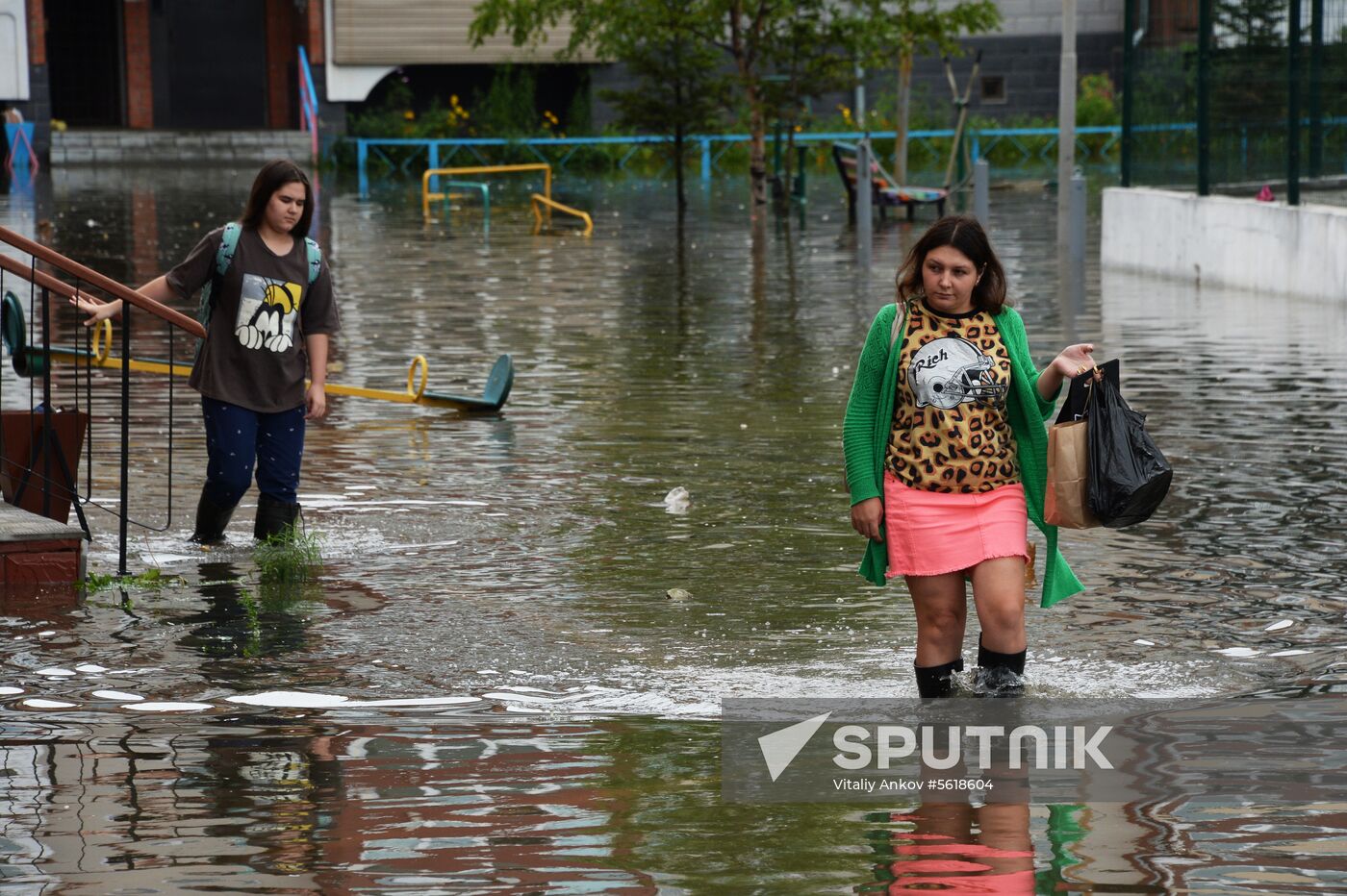 Flood in Ussuriysk