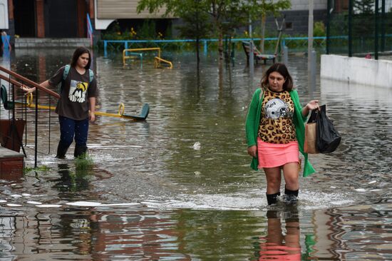 Flood in Ussuriysk