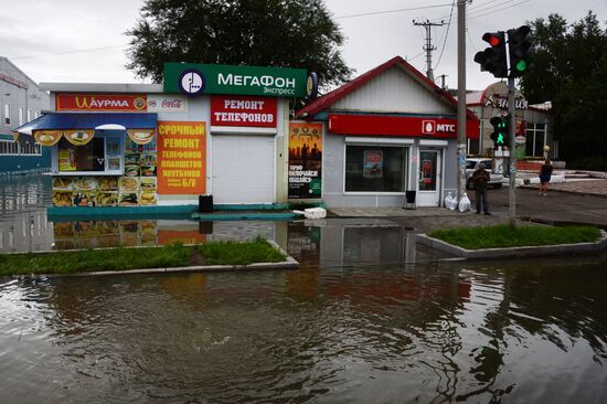 Flood in Ussuriysk